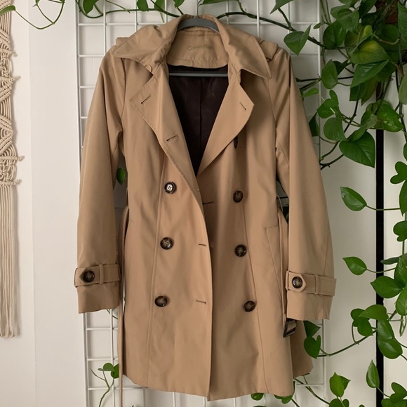 Calvin Klein Jackets & Blazers - Calvin Klein Double Breasted Trench Coat
